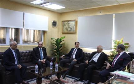 الغرفة التجارية بالقليوبية تستقبل رئيس "التجارة الداخلية" لتفقد مكتب السجل المميز قبل الافتتاح رسميا